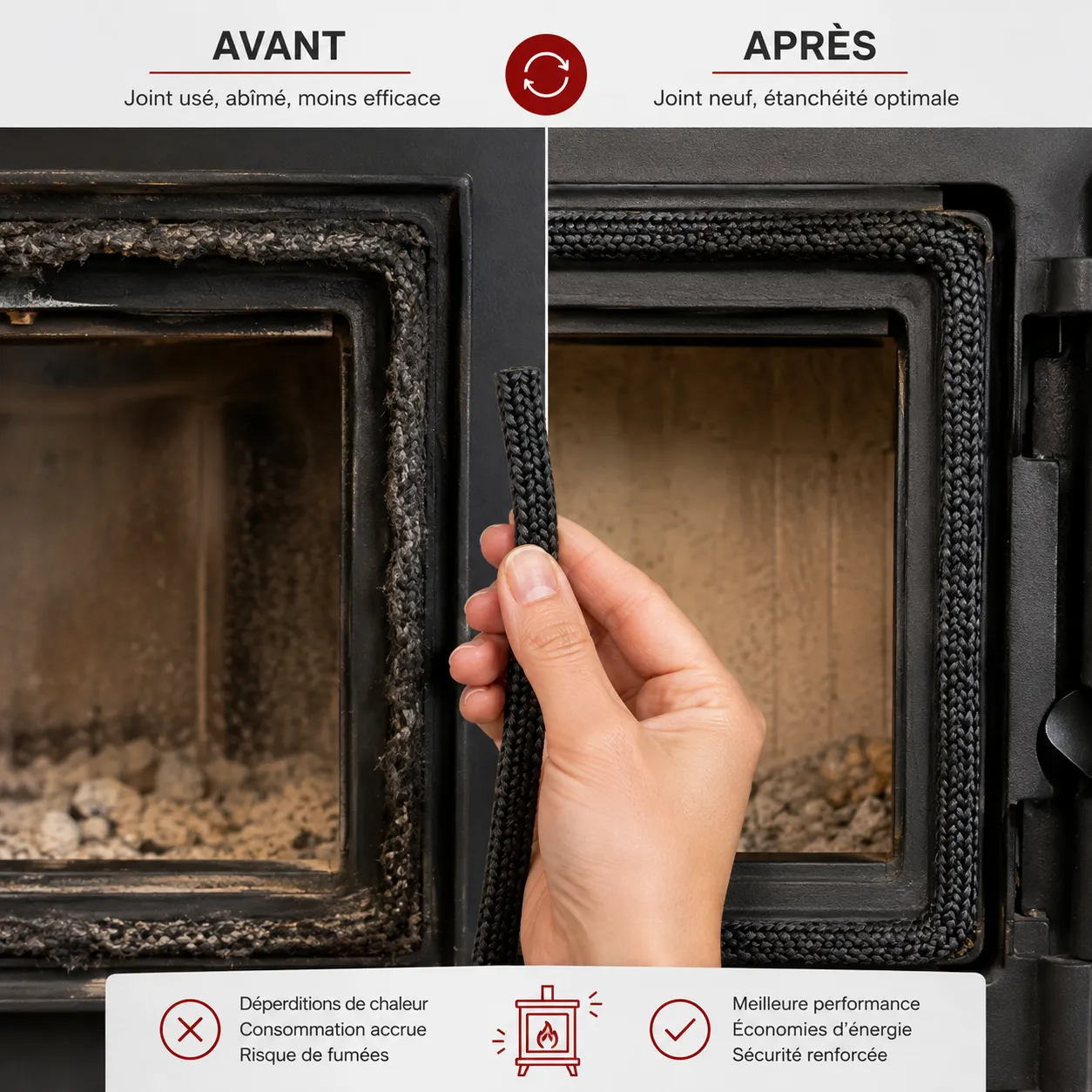 Remplacement de joint